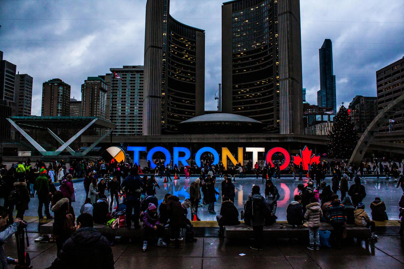 Toronto skyline and community