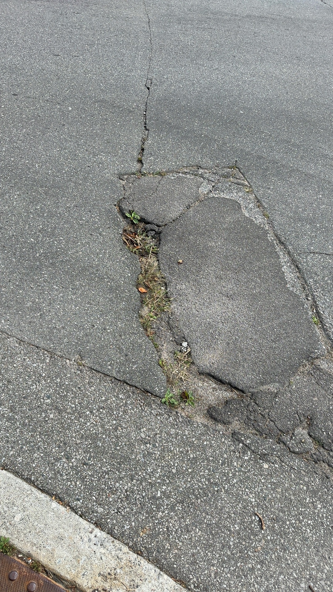 Road Damage at 75 Houston Crescent