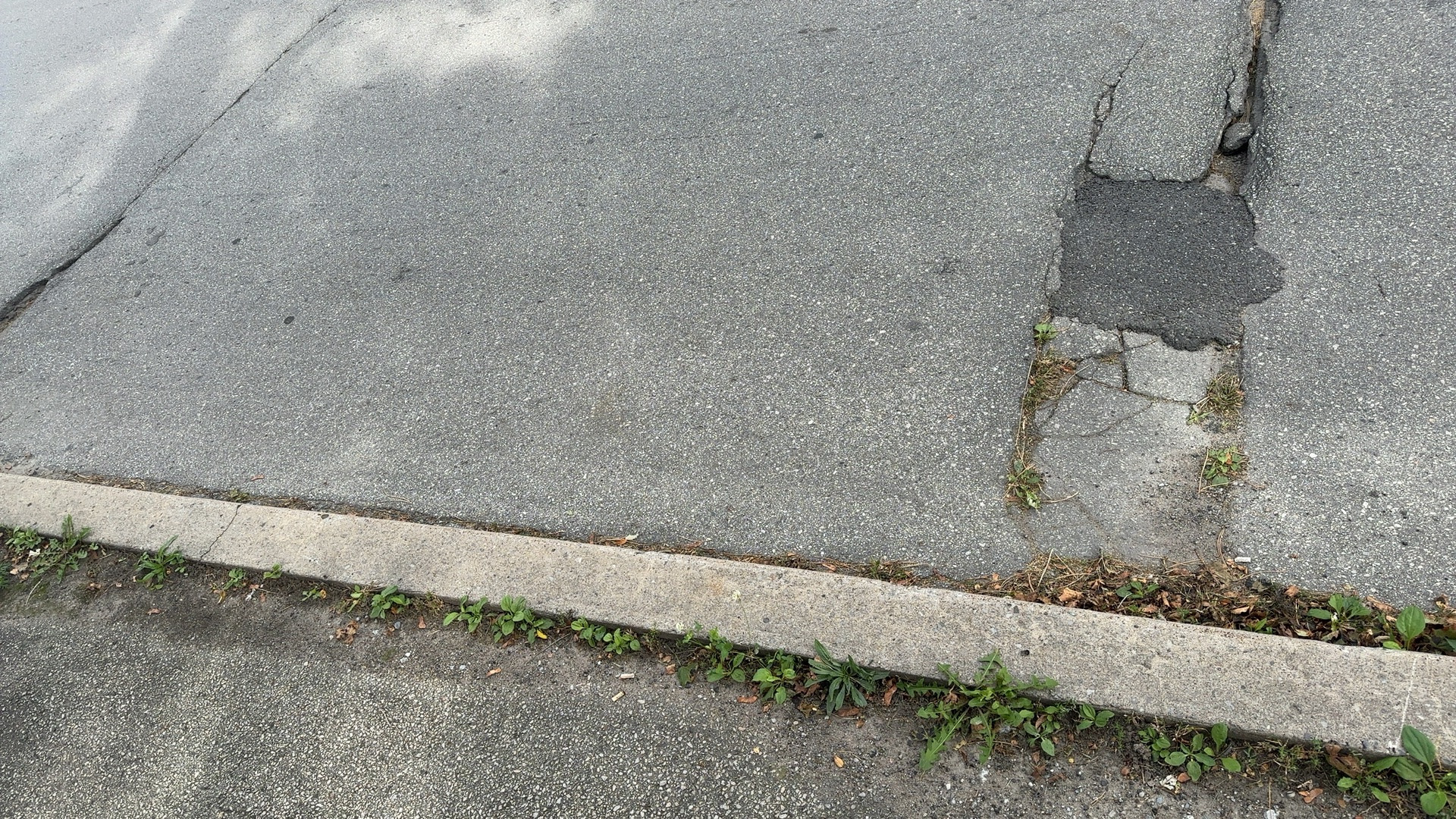 Road Damage at Van Horne Avenue
