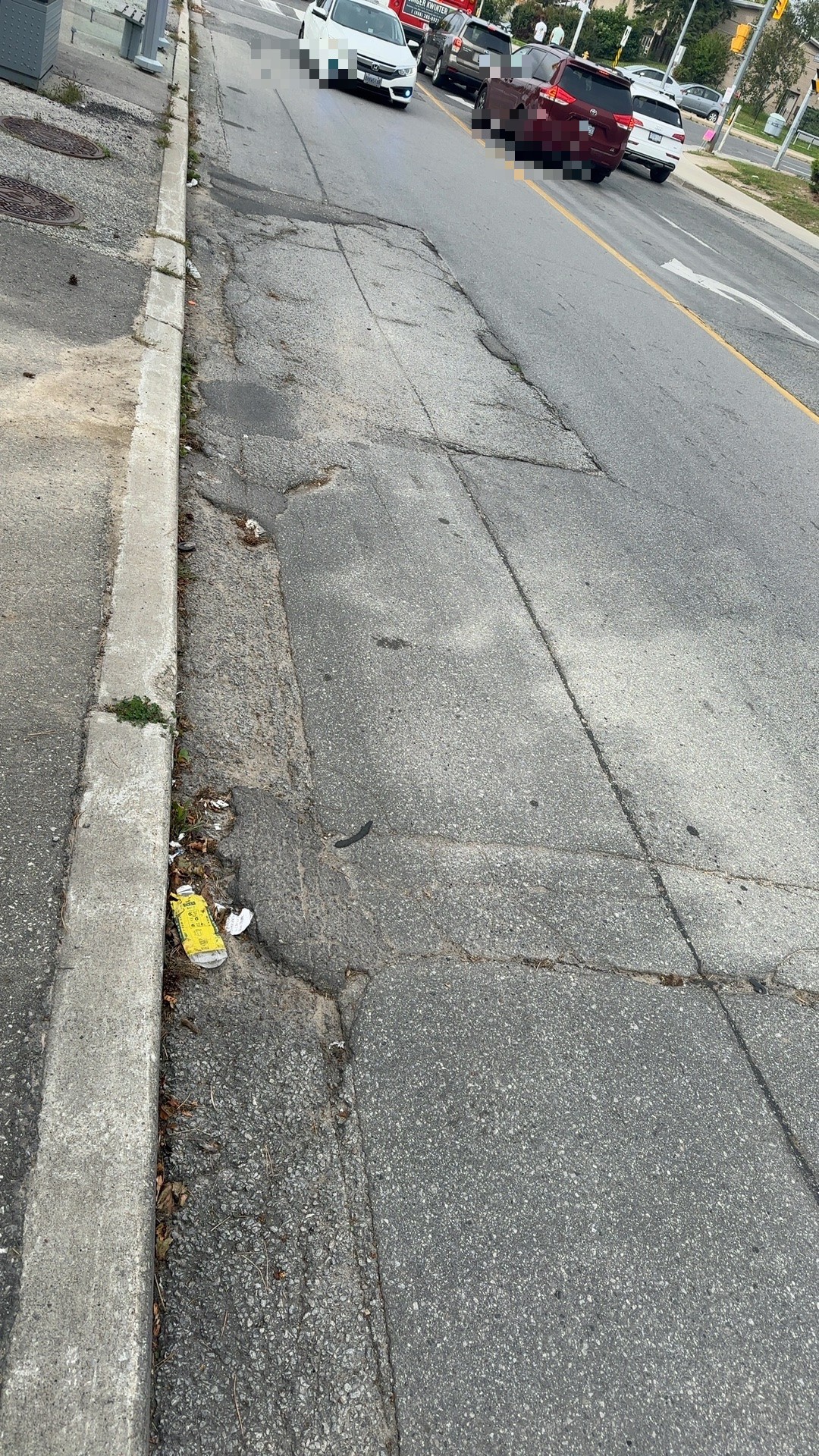 Road Damage at 225 Van Horne Avenue
